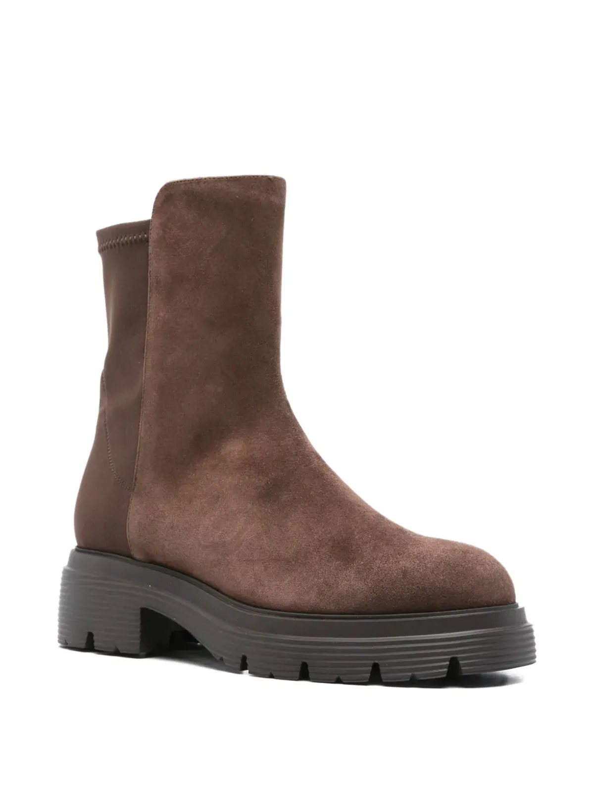 Stuart Weitzman スエードプラットフォームブーツ - 画像2