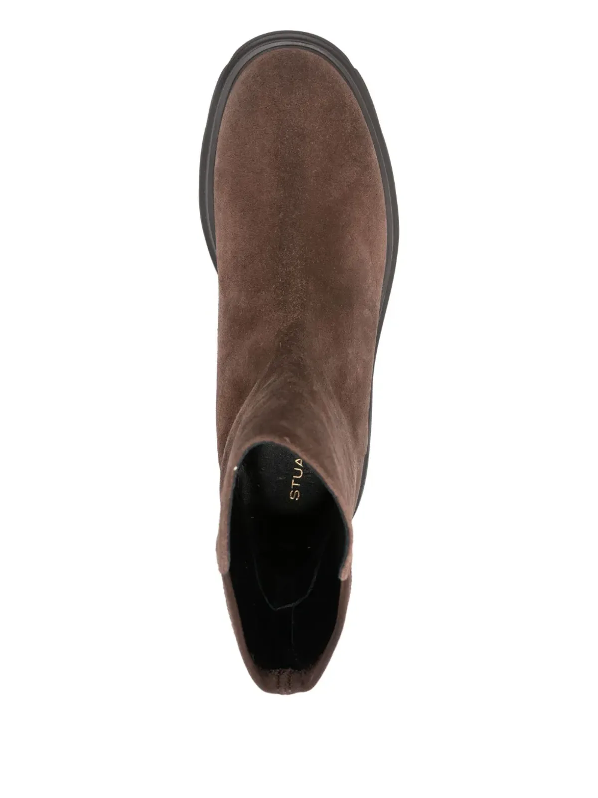 Stuart Weitzman スエードプラットフォームブーツ - 画像4