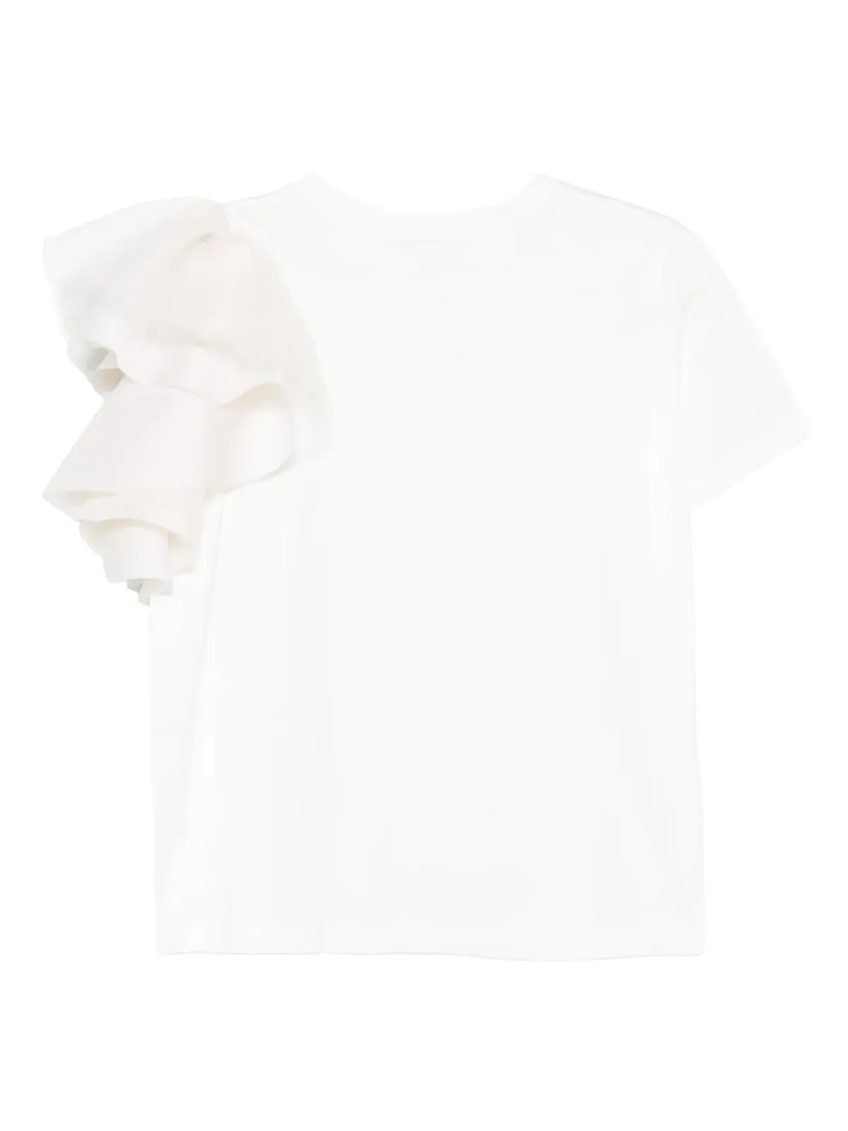 Parlor フリルスリーブTシャツ（ホワイト） - 画像2