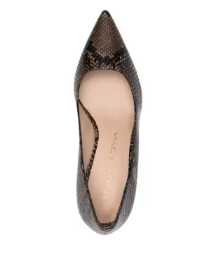 Stuart Weitzman スネーク柄スティレットヒールパンプス - サムネイル4