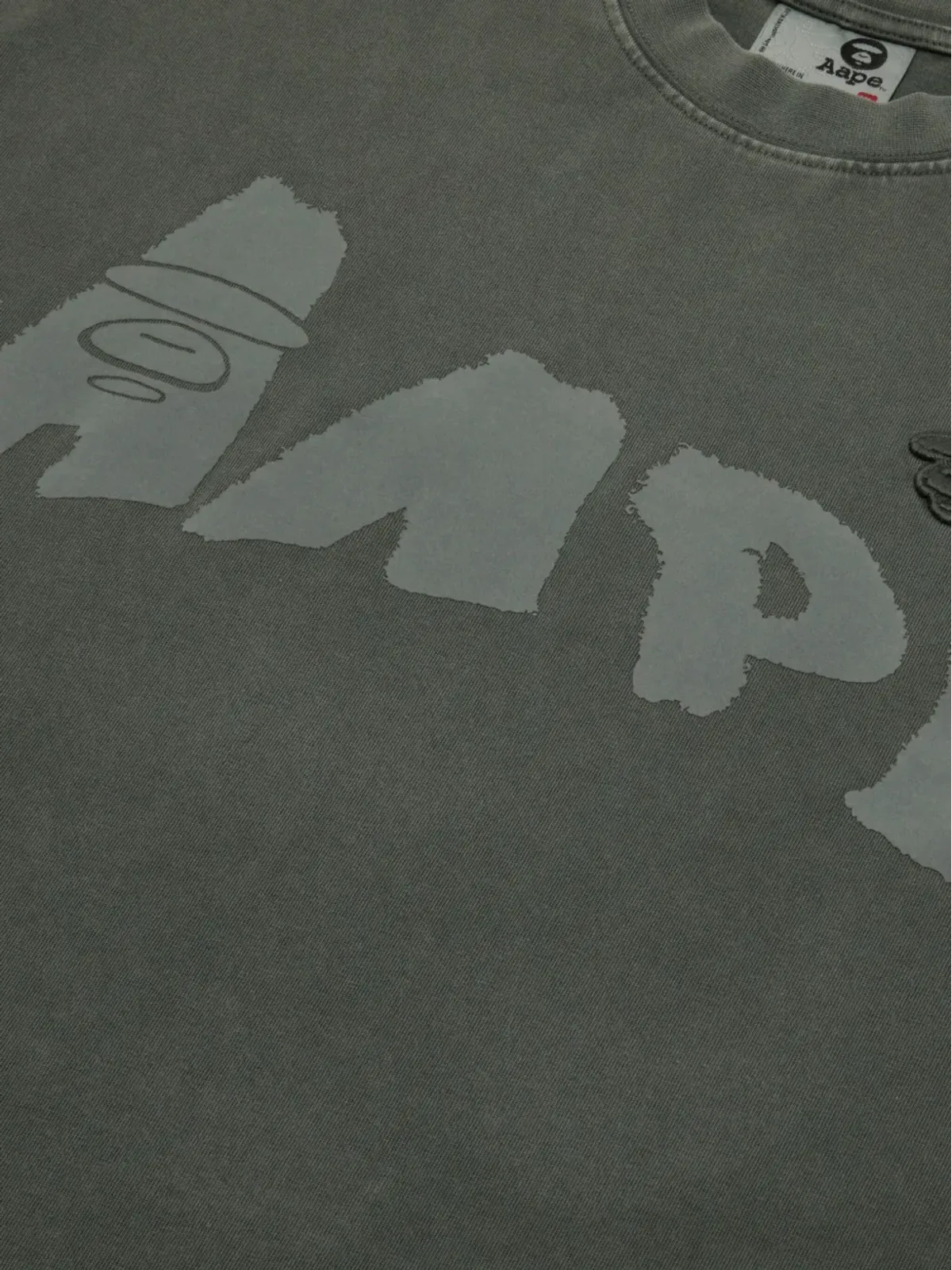 AAPE BY *A BATHING APE® Aape-logo ロングスリーブTシャツ - 画像4