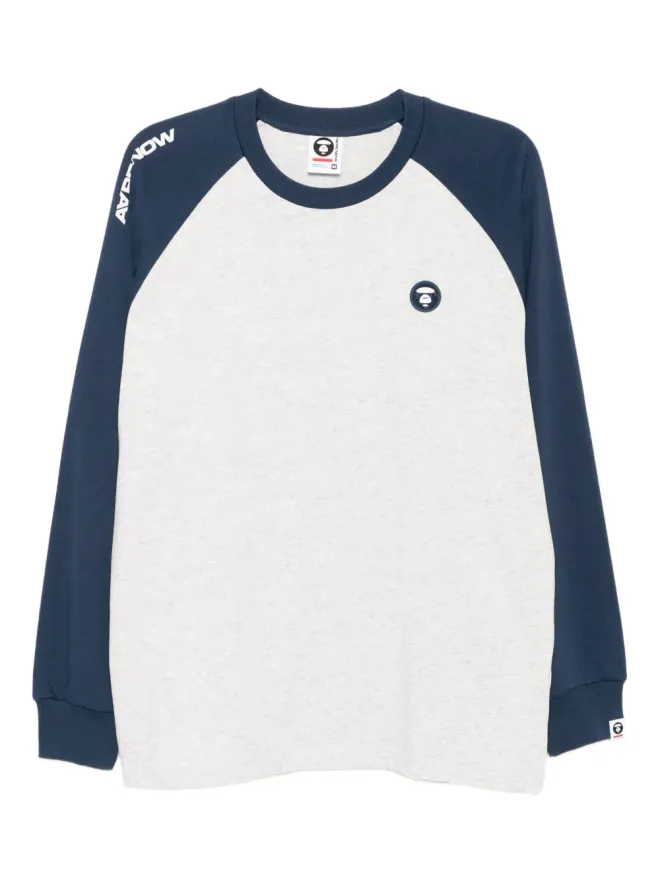 AAPE BY *A BATHING APE® AAPE BY *A BATHING APE® ロゴアップリケ コットンTシャツの商品画像