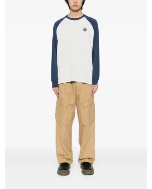 AAPE BY *A BATHING APE® ロゴアップリケ コットンTシャツ - サムネイル2
