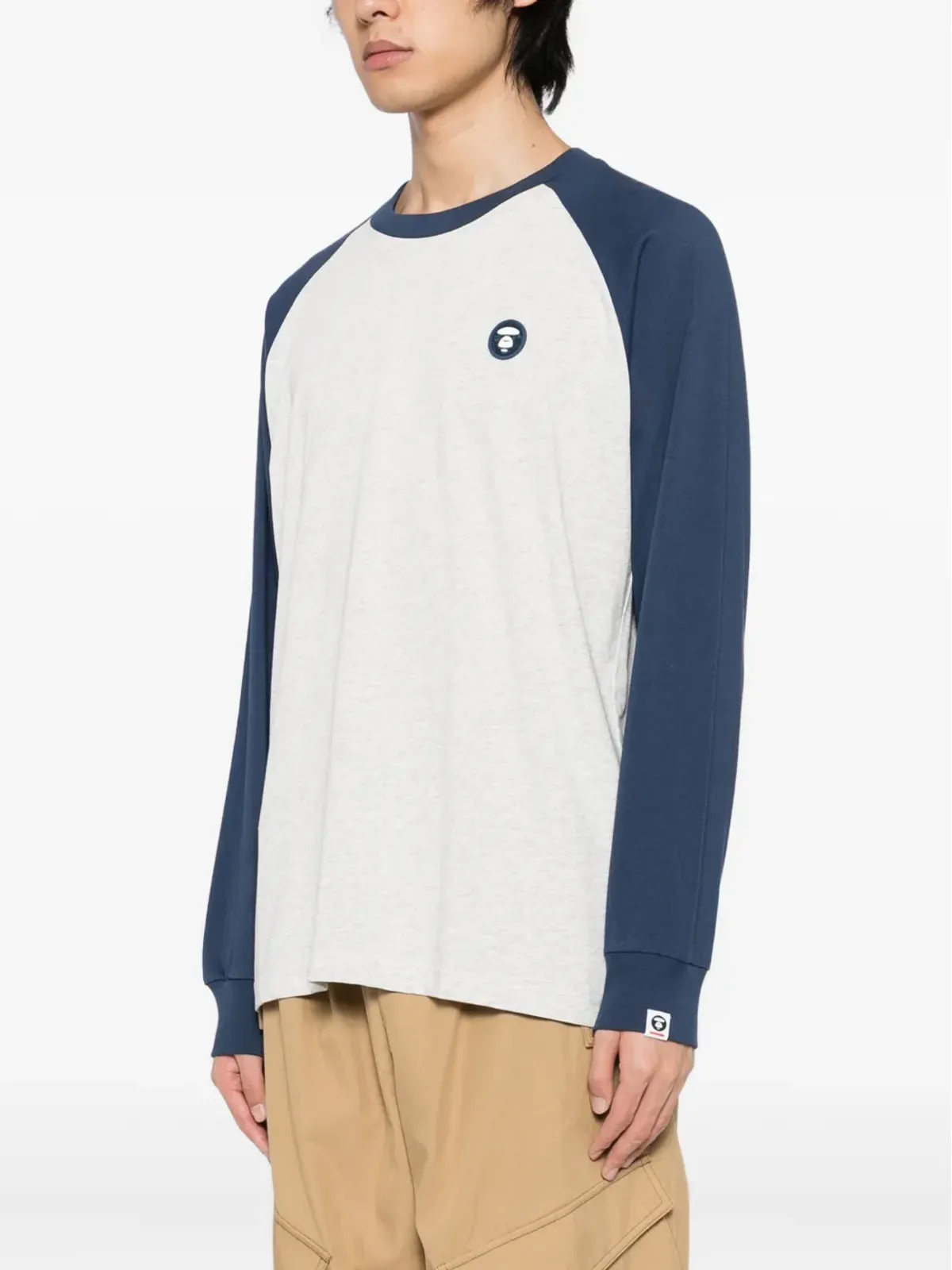 AAPE BY *A BATHING APE® ロゴアップリケ コットンTシャツ - 画像3