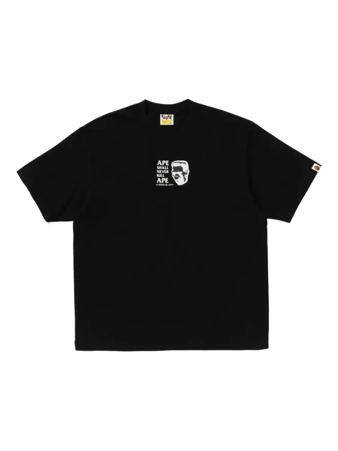 A BATHING APE® A BATHING APE® フランケンシュタイン BAPE コットン Tシャツ - ブラックの商品画像