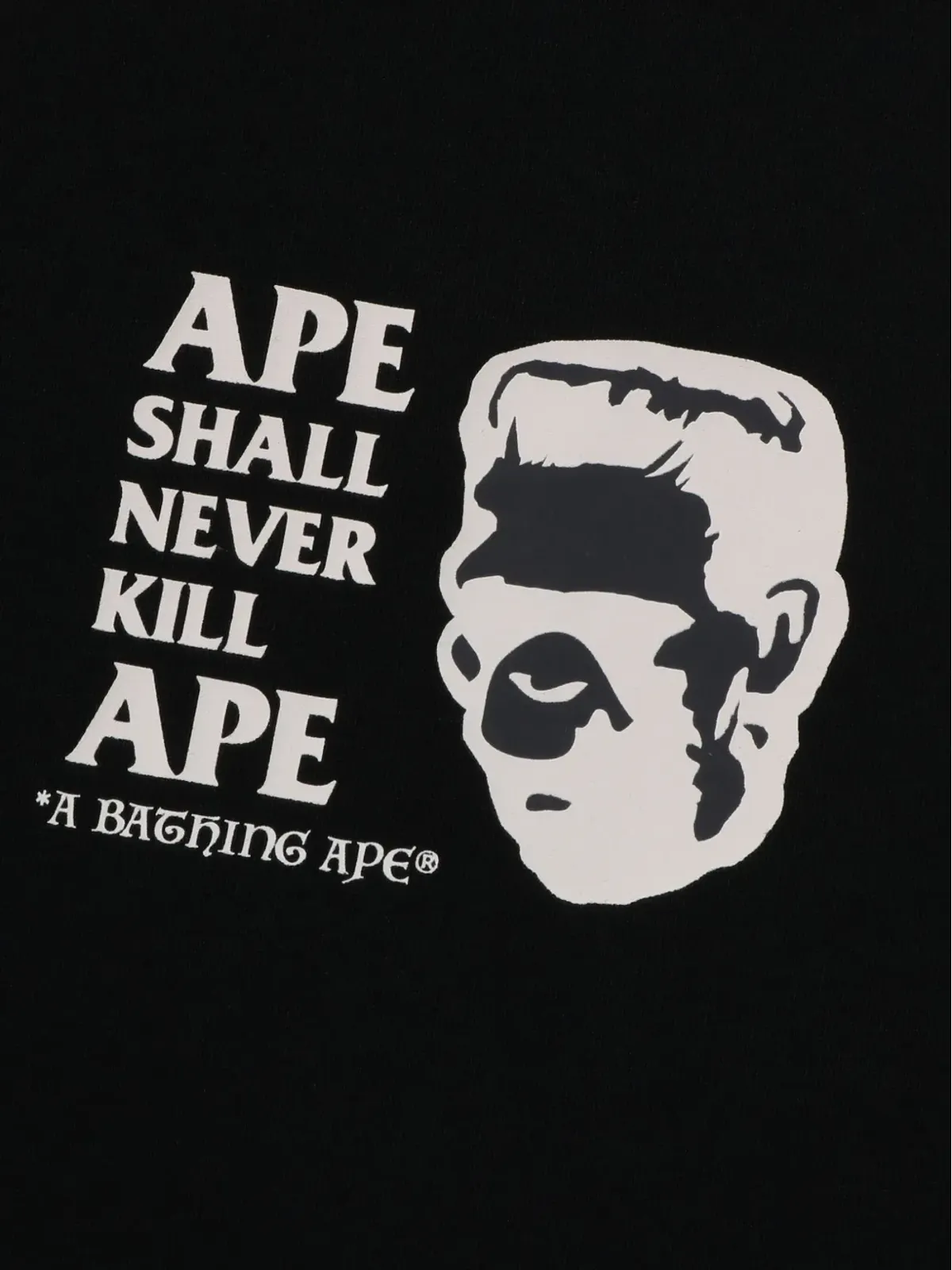 A BATHING APE® フランケンシュタイン BAPE コットン Tシャツ - ブラック - 画像3