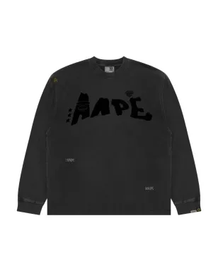 AAPE BY *A BATHING APE® ロゴプリント スウェットシャツ - ブラック - サムネイル1