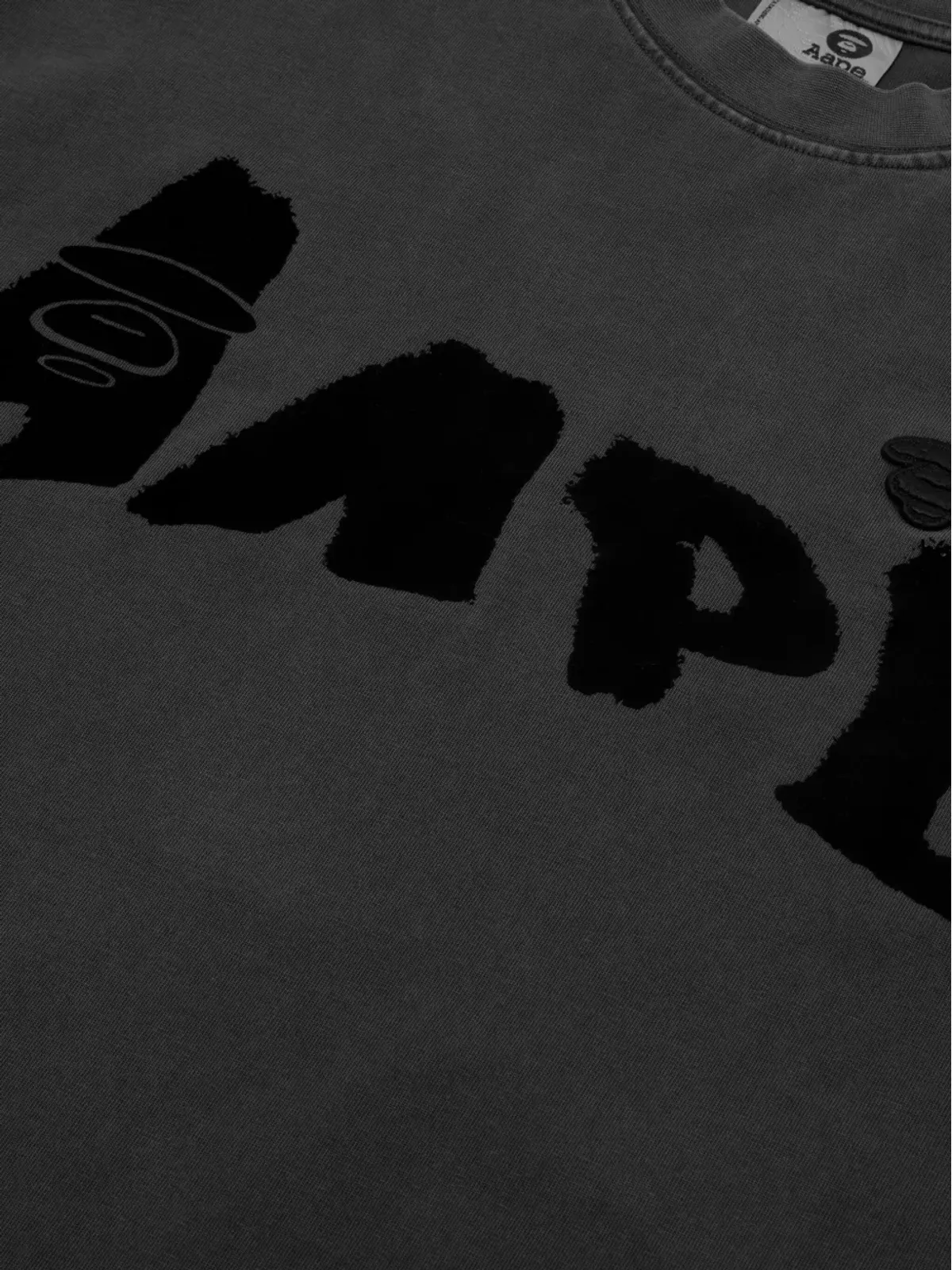 AAPE BY *A BATHING APE® ロゴプリント スウェットシャツ - ブラック - 画像4