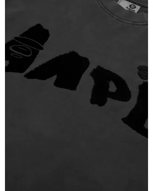 AAPE BY *A BATHING APE® ロゴプリント スウェットシャツ - ブラック - サムネイル4