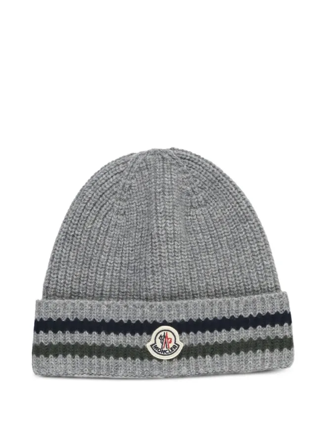 Moncler Enfant Moncler Enfant リブ編みウールビーニーの商品画像
