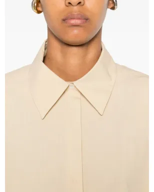 The Row マーガン 長袖カーブドヘムシャツ - サムネイル5