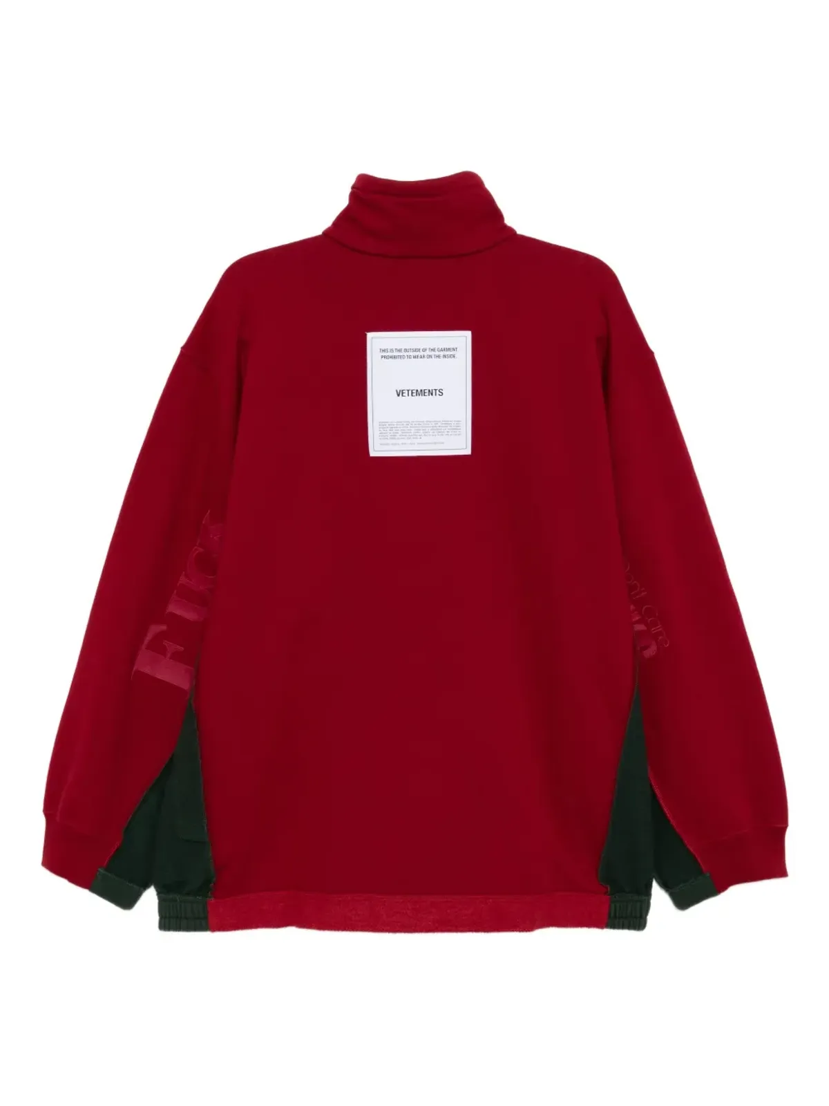 VETEMENTS ロゴジップスウェットシャツ - 画像2