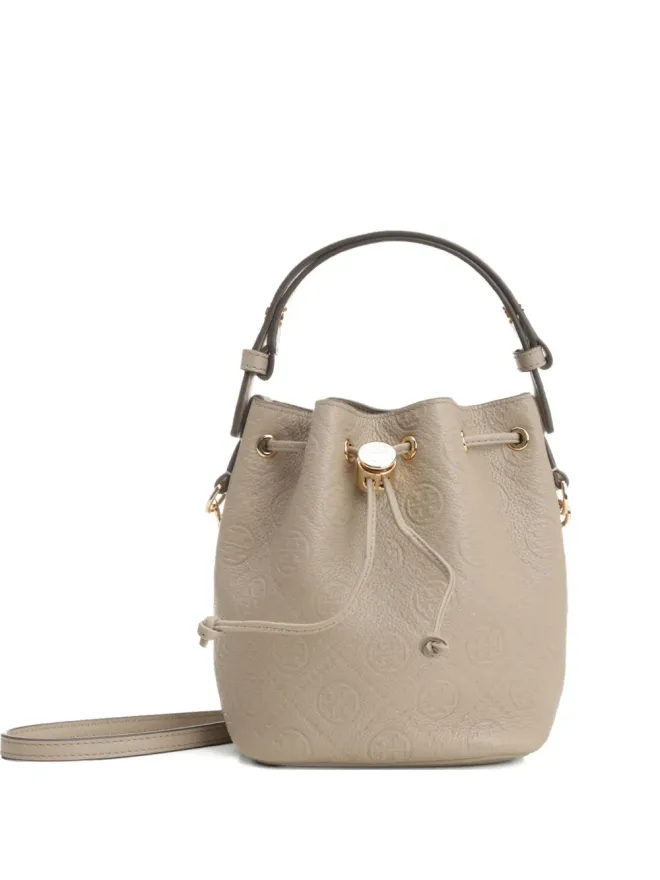 Tory Burch Tory Burch エンボスド・クレスト レザー ミニ バケットバッグの商品画像