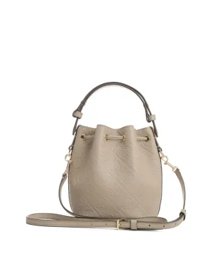 Tory Burch エンボスド・クレスト レザー ミニ バケットバッグ - サムネイル2