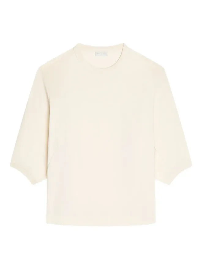 Dries Van Noten DRIES VAN NOTEN balloon-sleeve tee - Neutralsの商品画像