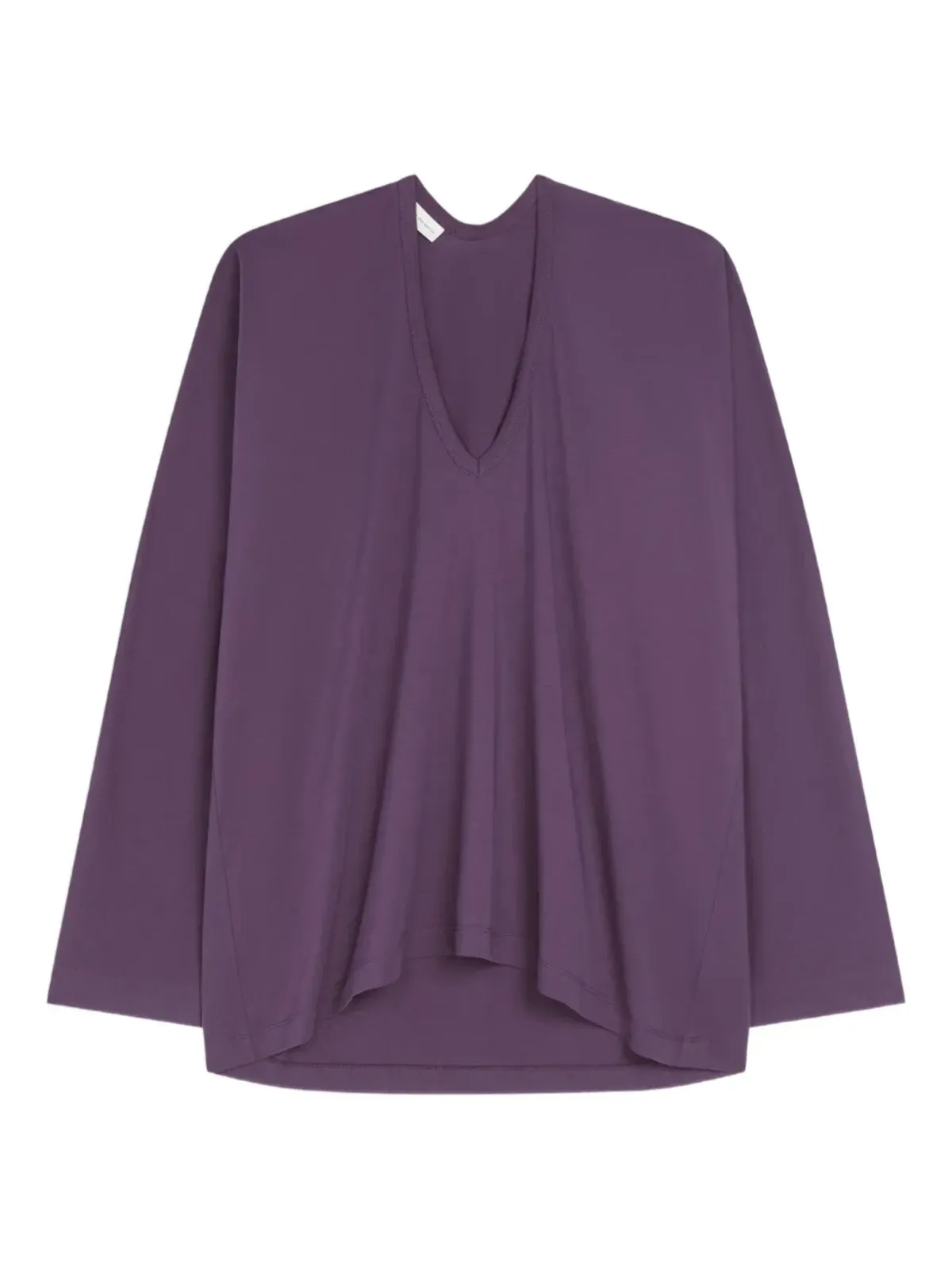 DRIES VAN NOTEN Vネック長袖Tシャツ - 画像1