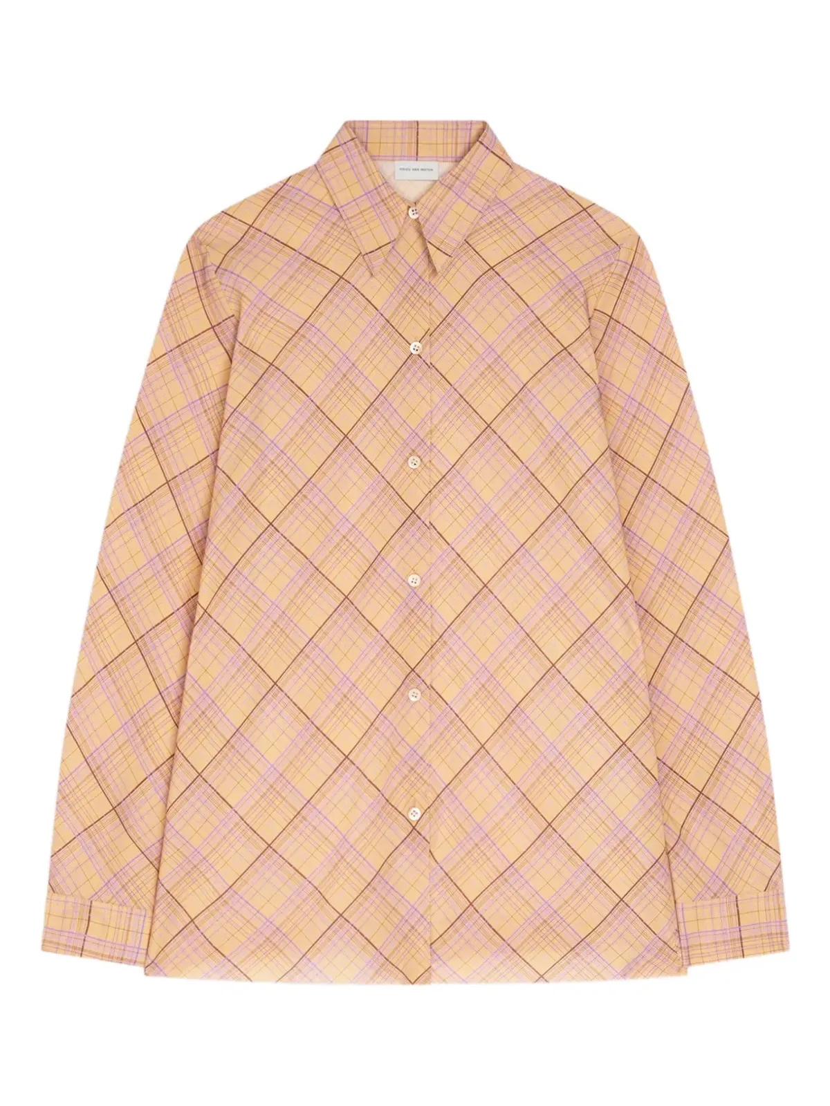 DRIES VAN NOTEN チェック柄シャツ - 画像1
