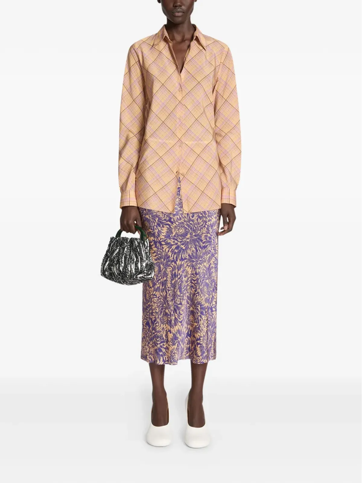 DRIES VAN NOTEN チェック柄シャツ - 画像2