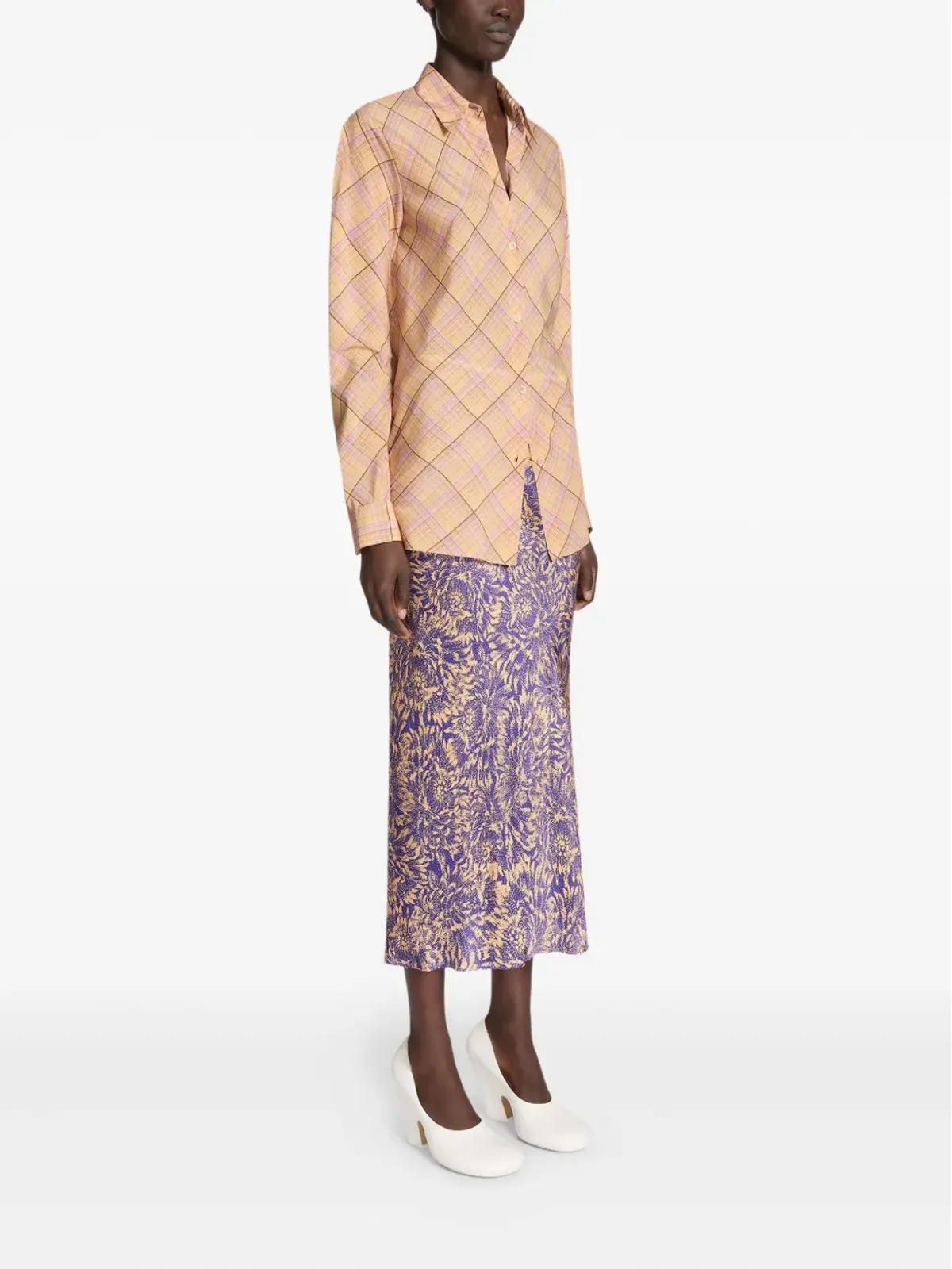 DRIES VAN NOTEN チェック柄シャツ - 画像3