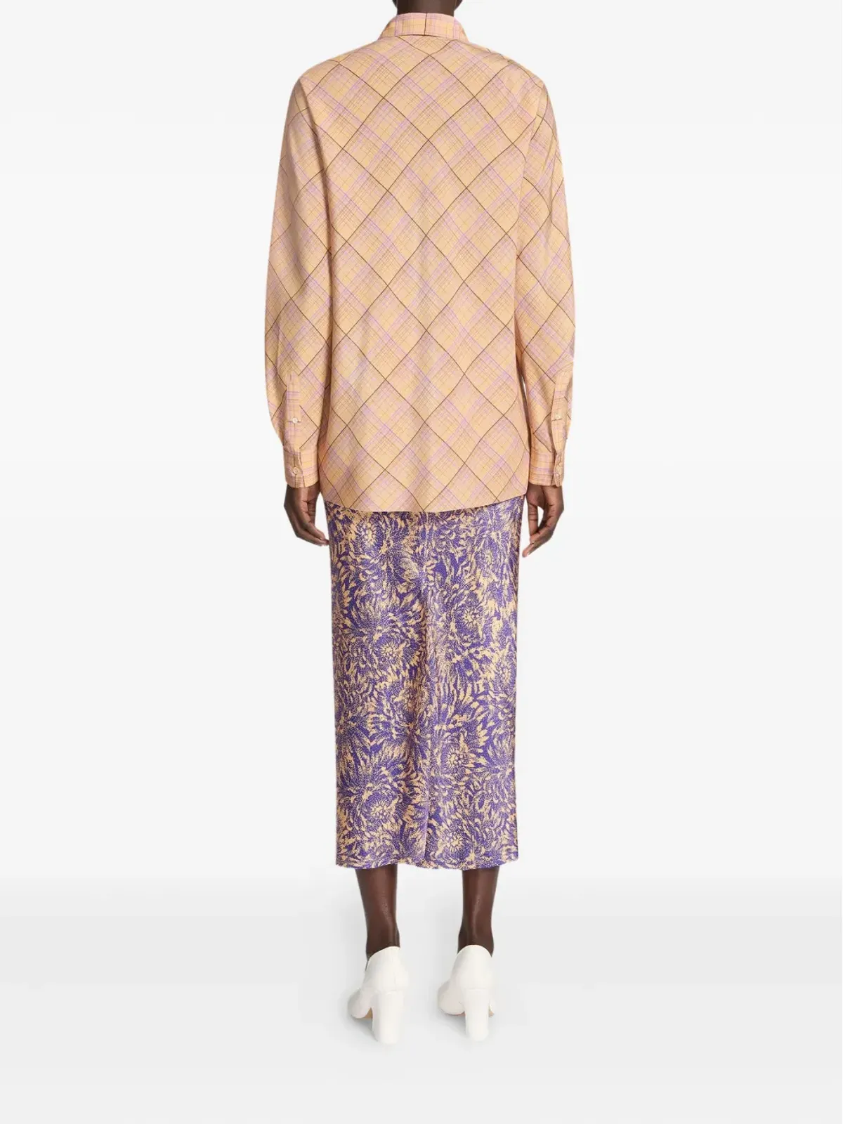 DRIES VAN NOTEN チェック柄シャツ - 画像4