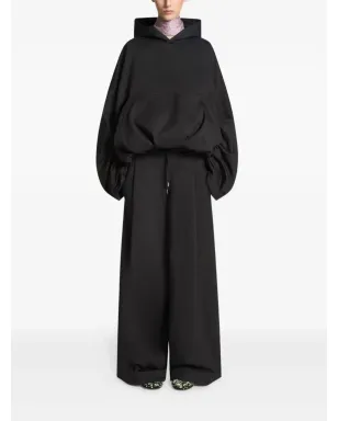 DRIES VAN NOTEN ドレープ バルーンスリーブ フーディー - サムネイル2