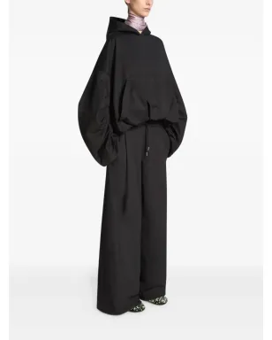 DRIES VAN NOTEN ドレープ バルーンスリーブ フーディー - サムネイル3