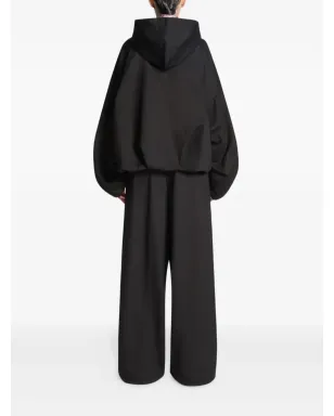 DRIES VAN NOTEN ドレープ バルーンスリーブ フーディー - サムネイル4
