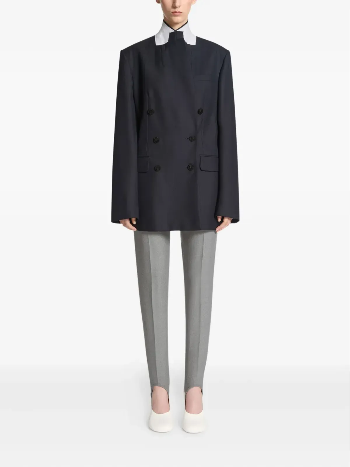 DRIES VAN NOTEN ダブルブレスト ウールブレザー - 画像2