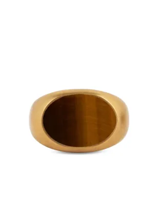 DRIES VAN NOTEN oval-frame signet ring - サムネイル3