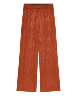 DRIES VAN NOTEN ジャカード・スワールパンツ - サムネイル1