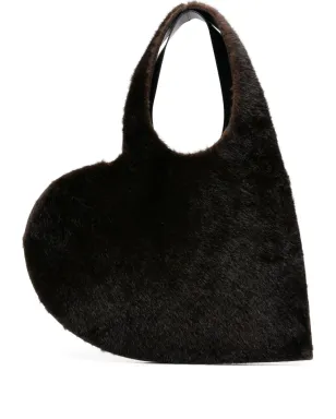 Coperni ハート型ファー トートバッグ - サムネイル1