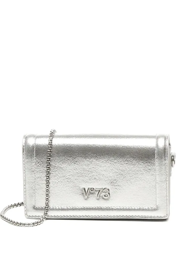 V°73 V°73 メタリックエフェクト フラップショルダーバッグ - Greyの商品画像