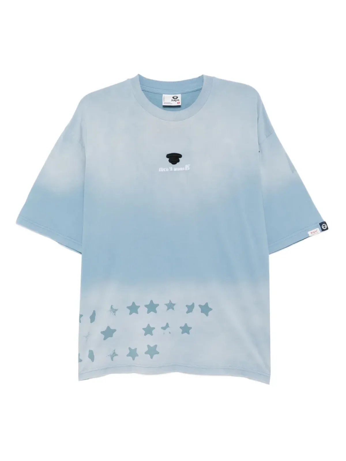 AAPE BY *A BATHING APE® 星柄タイダイTシャツ - 画像1