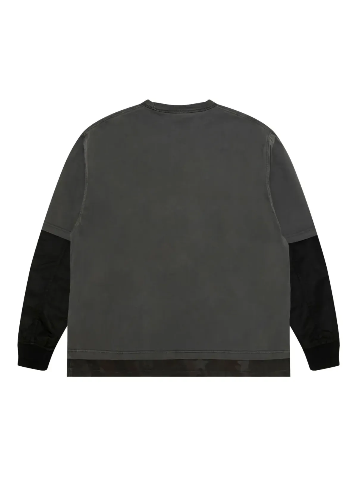 AAPE BY *A BATHING APE® コントラストパネル ロングスリーブTシャツ - 画像2