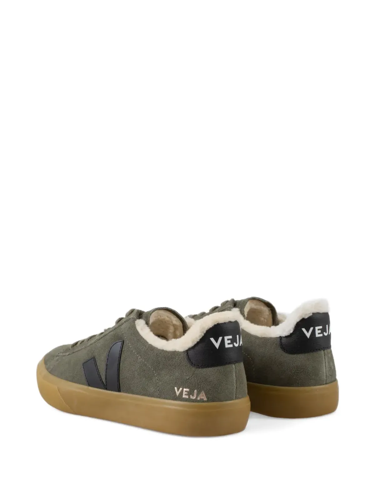 VEJA Campo スエード×シアリング スニーカー - 画像4