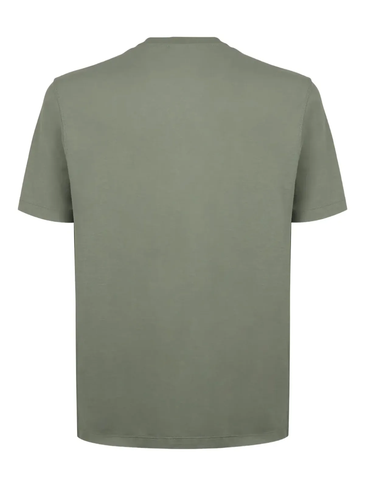 Slowear コットンリネンTシャツ グリーン - 画像2