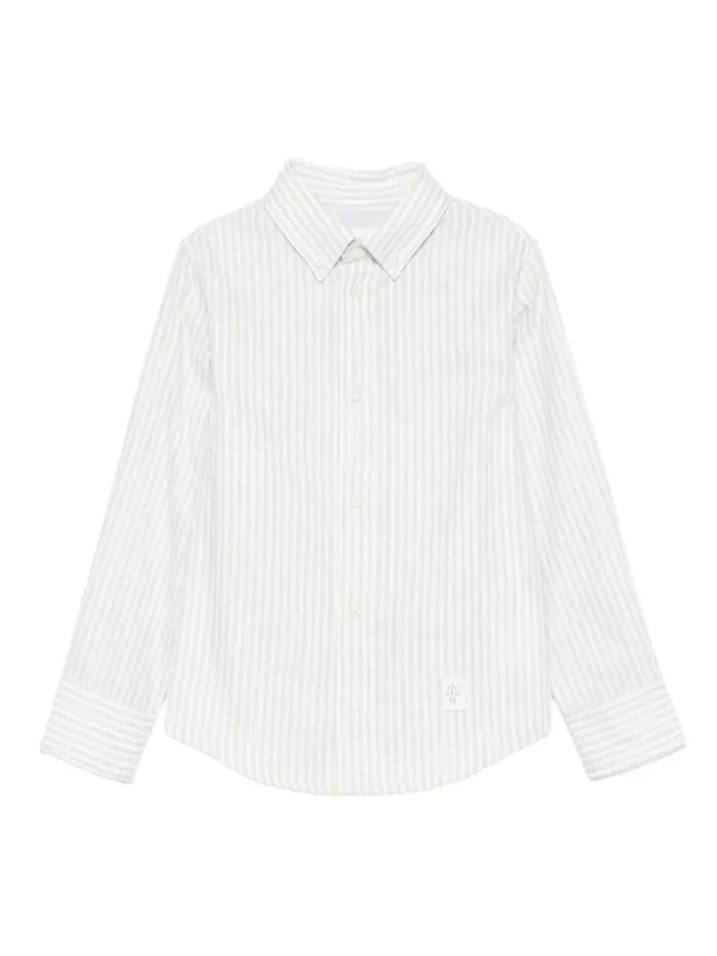Eleventy Kids Eleventy Kids ストライプ長袖シャツ - Whiteの商品画像