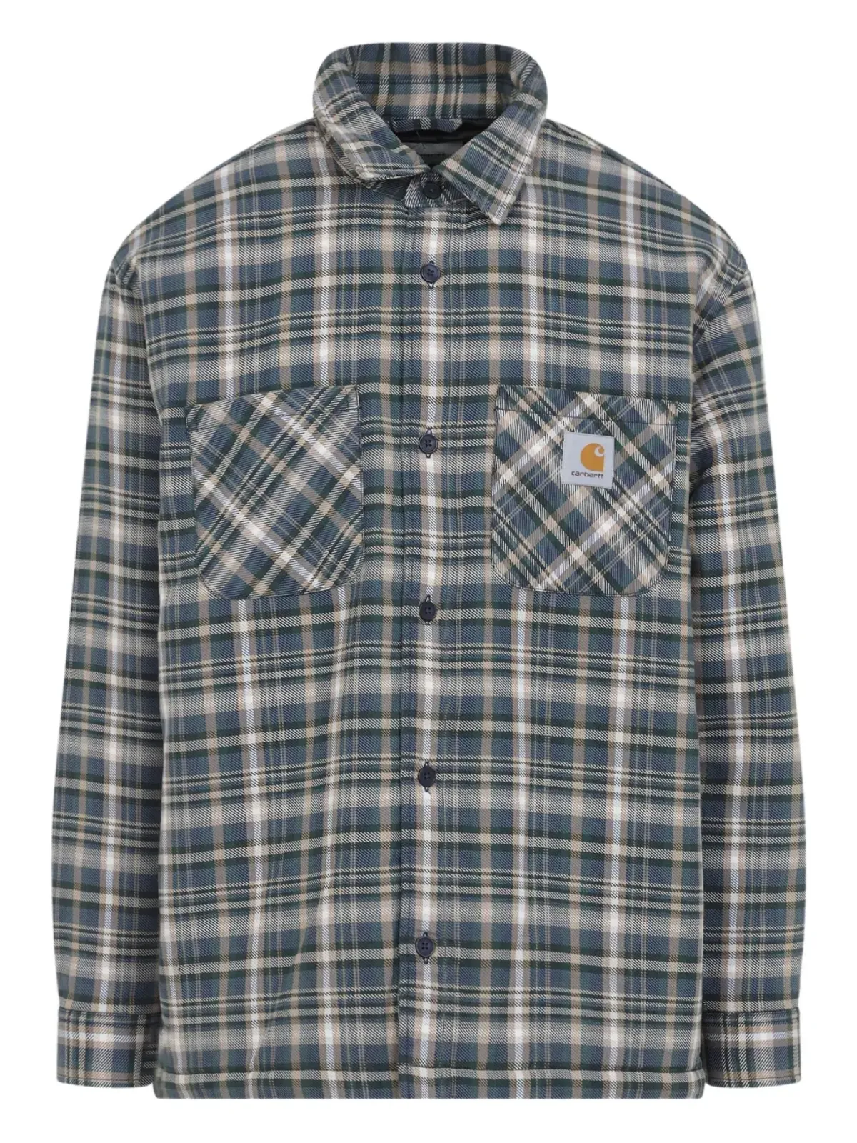 Carhartt WIP チェック柄ポケット付きシャツ - 画像1