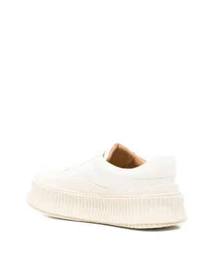 Jil Sander Pre-Owned レザー フラットフォームスニーカー - サムネイル3