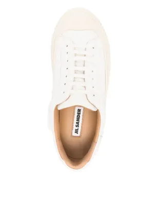 Jil Sander Pre-Owned レザー フラットフォームスニーカー - サムネイル4