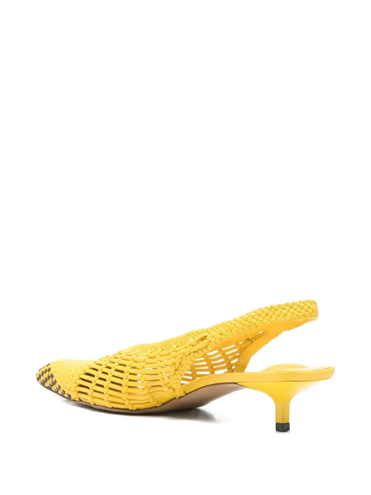 Jacquemus Vintage Les Cubisto Banane slingback pumps - Yellow - 画像3