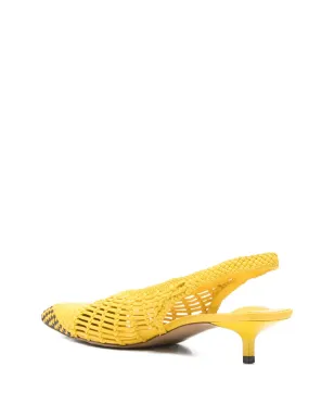 Jacquemus Vintage Les Cubisto Banane slingback pumps - Yellow - サムネイル3