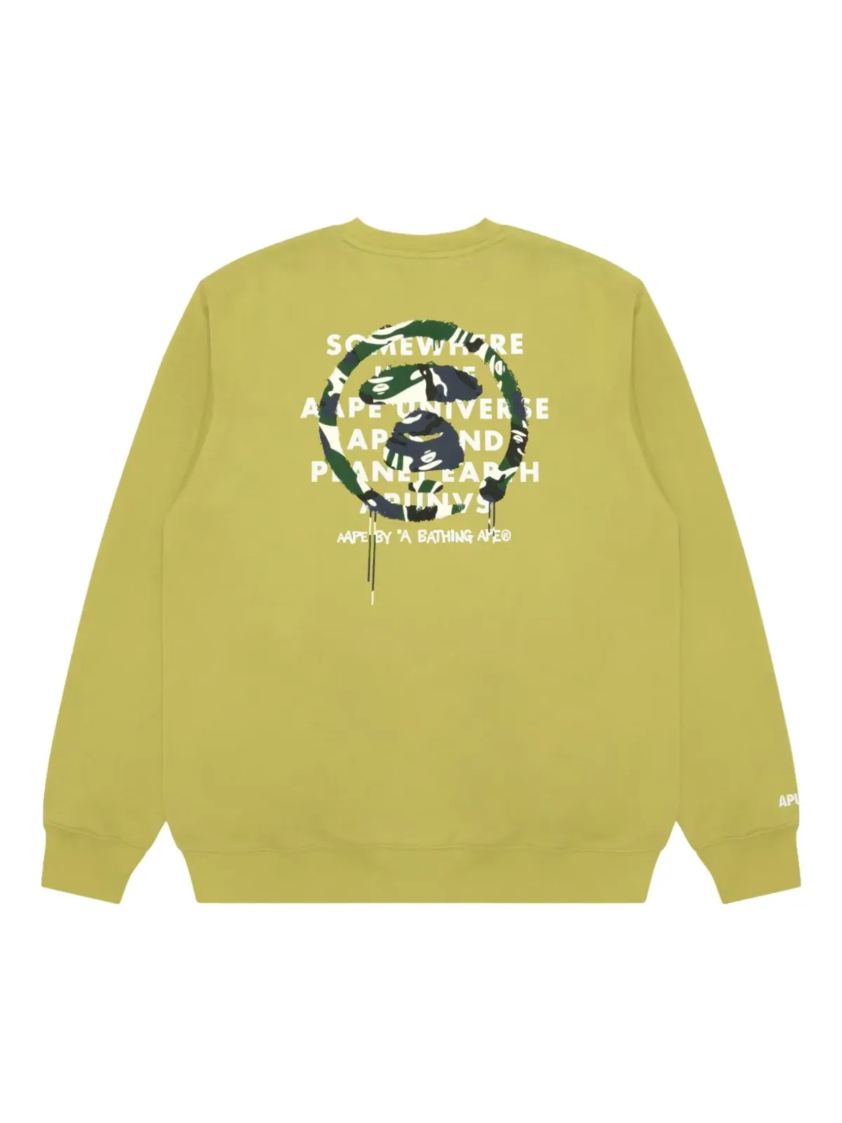 AAPE BY *A BATHING APE® カモフラージュプリント クルーネック スウェットシャツ - 画像2