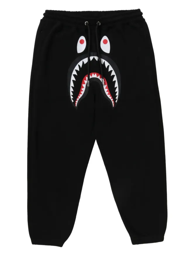 A BATHING APE® A BATHING APE シャークヘッド ドローストリング トラックパンツの商品画像