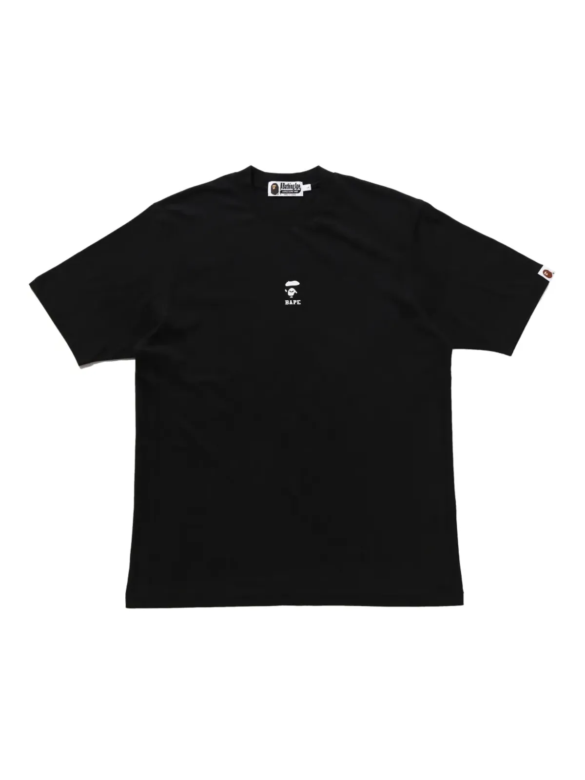 A BATHING APE® Ape Face T-shirt - Black - 画像1