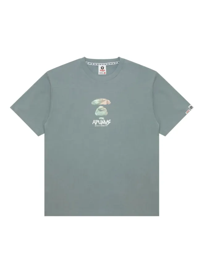 AAPE BY *A BATHING APE® AAPE BY *A BATHING APE® アペ ヘッドグラフィック コットン Tシャツ - グリーンの商品画像