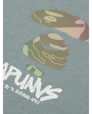 AAPE BY *A BATHING APE® アペ ヘッドグラフィック コットン Tシャツ - グリーン - サムネイル3
