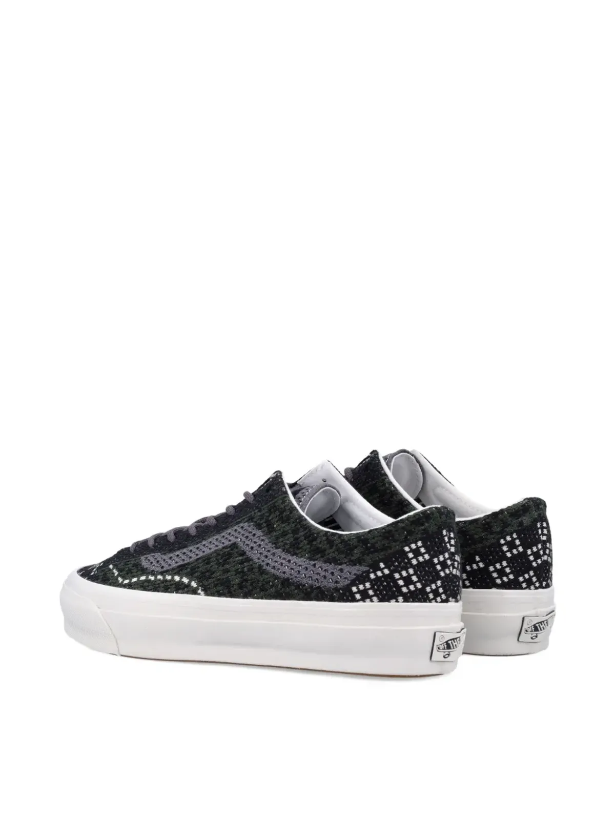 Vans Premium Old Skool-patterned-knit ローカットスニーカー - ブラック - 画像3