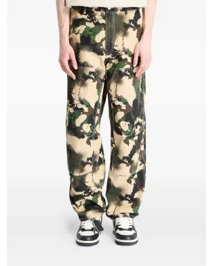 A BATHING APE® 迷彩柄コットンパンツ - サムネイル1