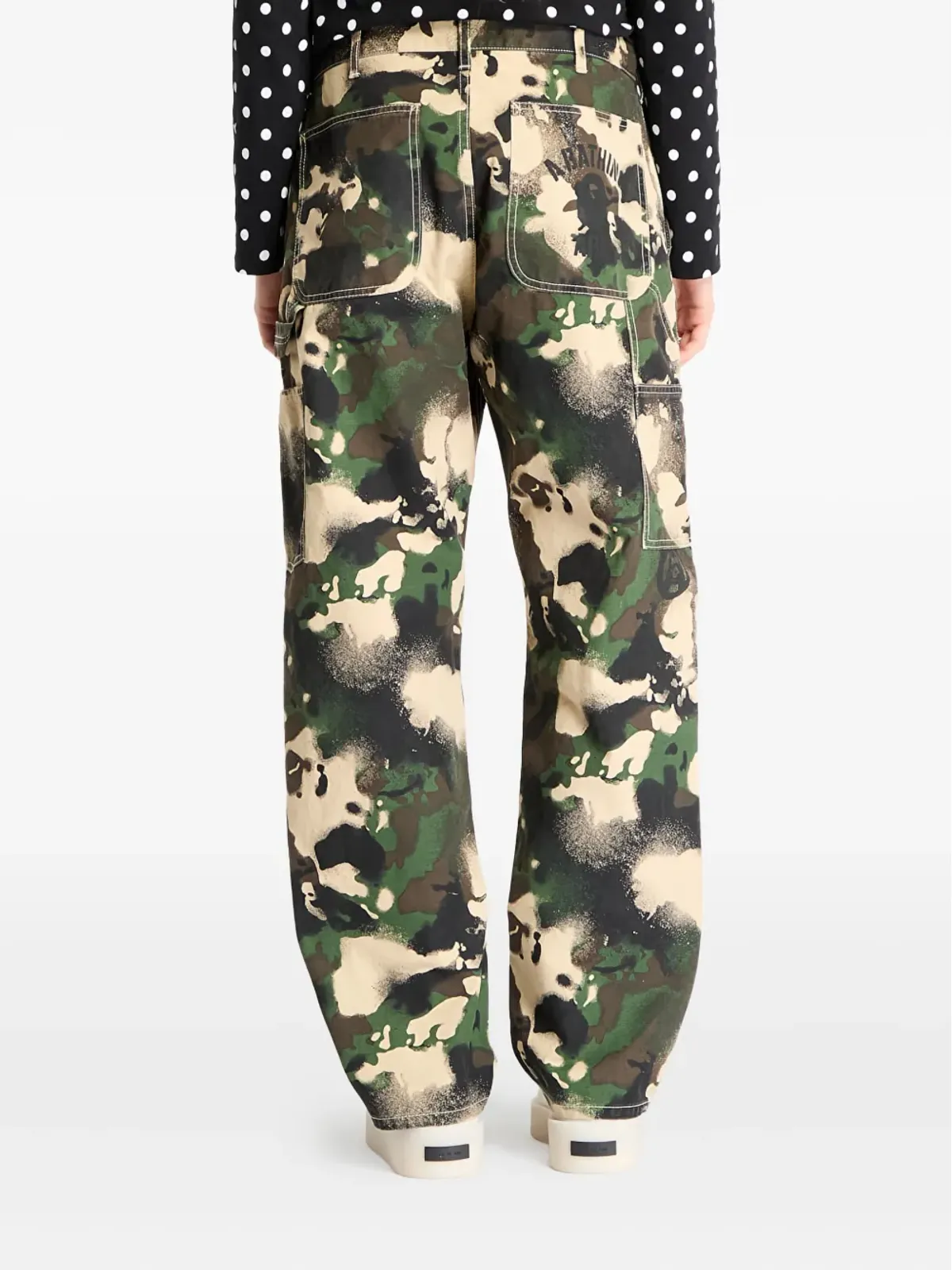 A BATHING APE® 迷彩柄コットンパンツ - 画像4